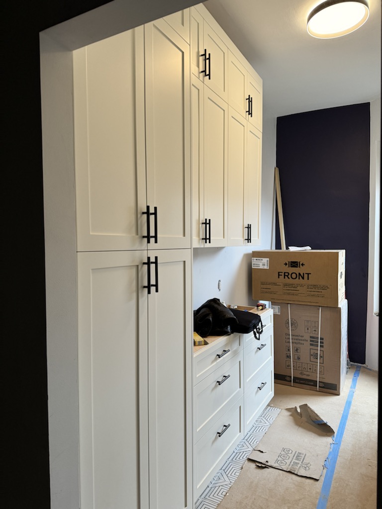 Cabinetry and fixture installation — 2